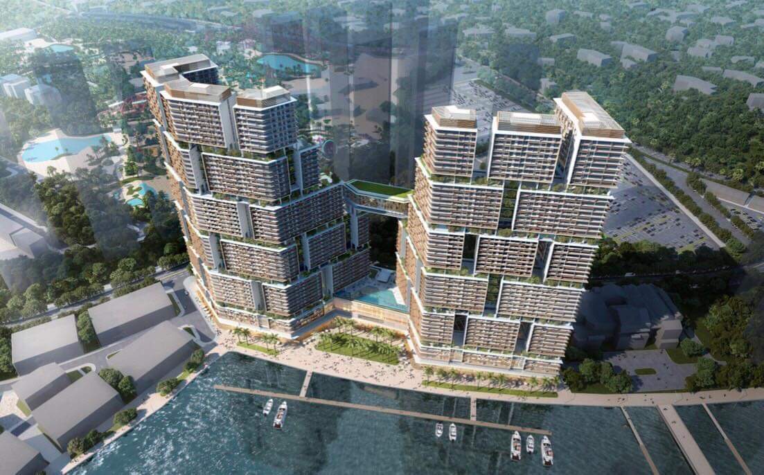 phối cảnh dự án sun grand marina bãi cháy