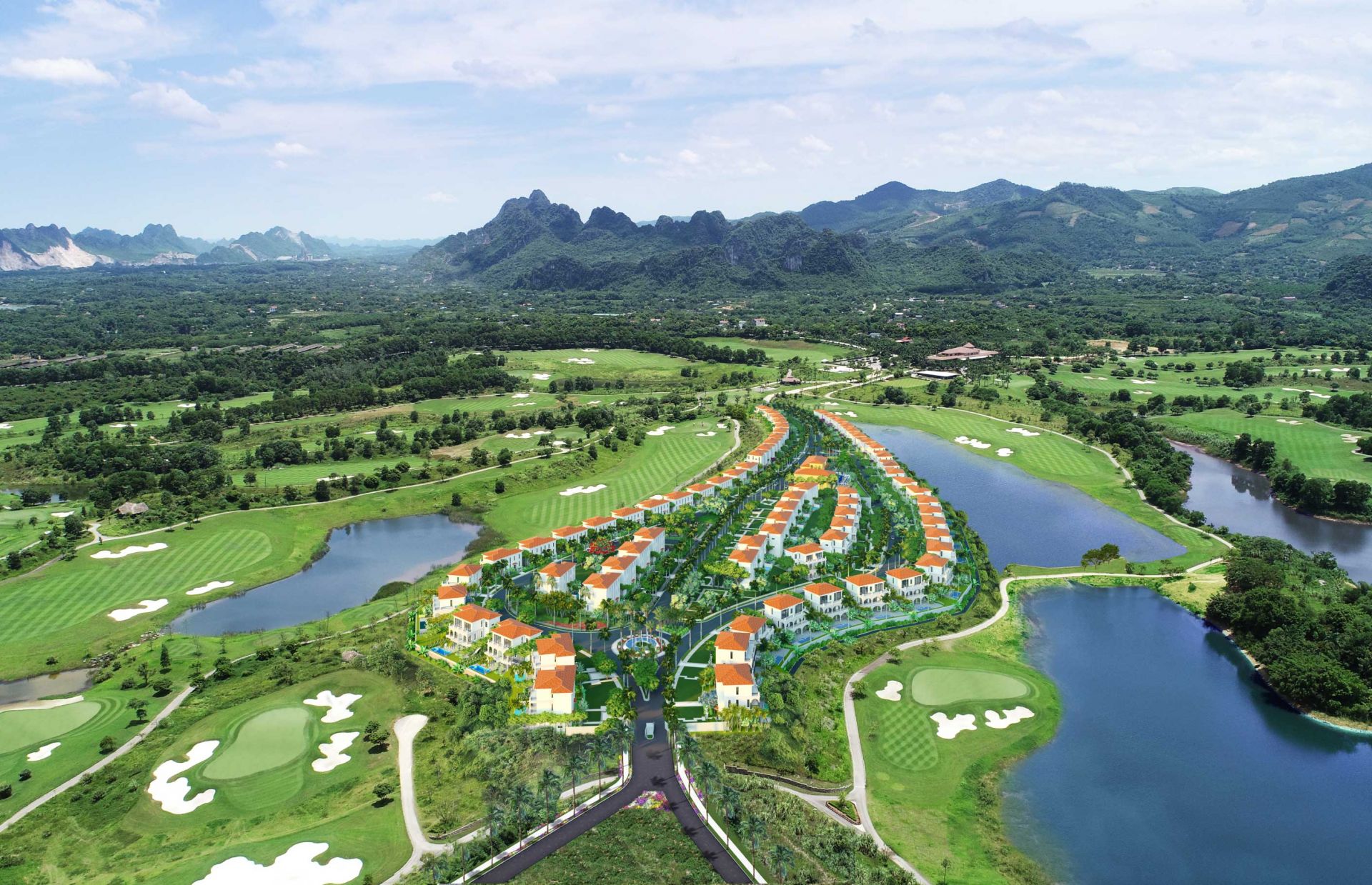 Hình ảnh phối cảnh Wyndham Skylake Resort.