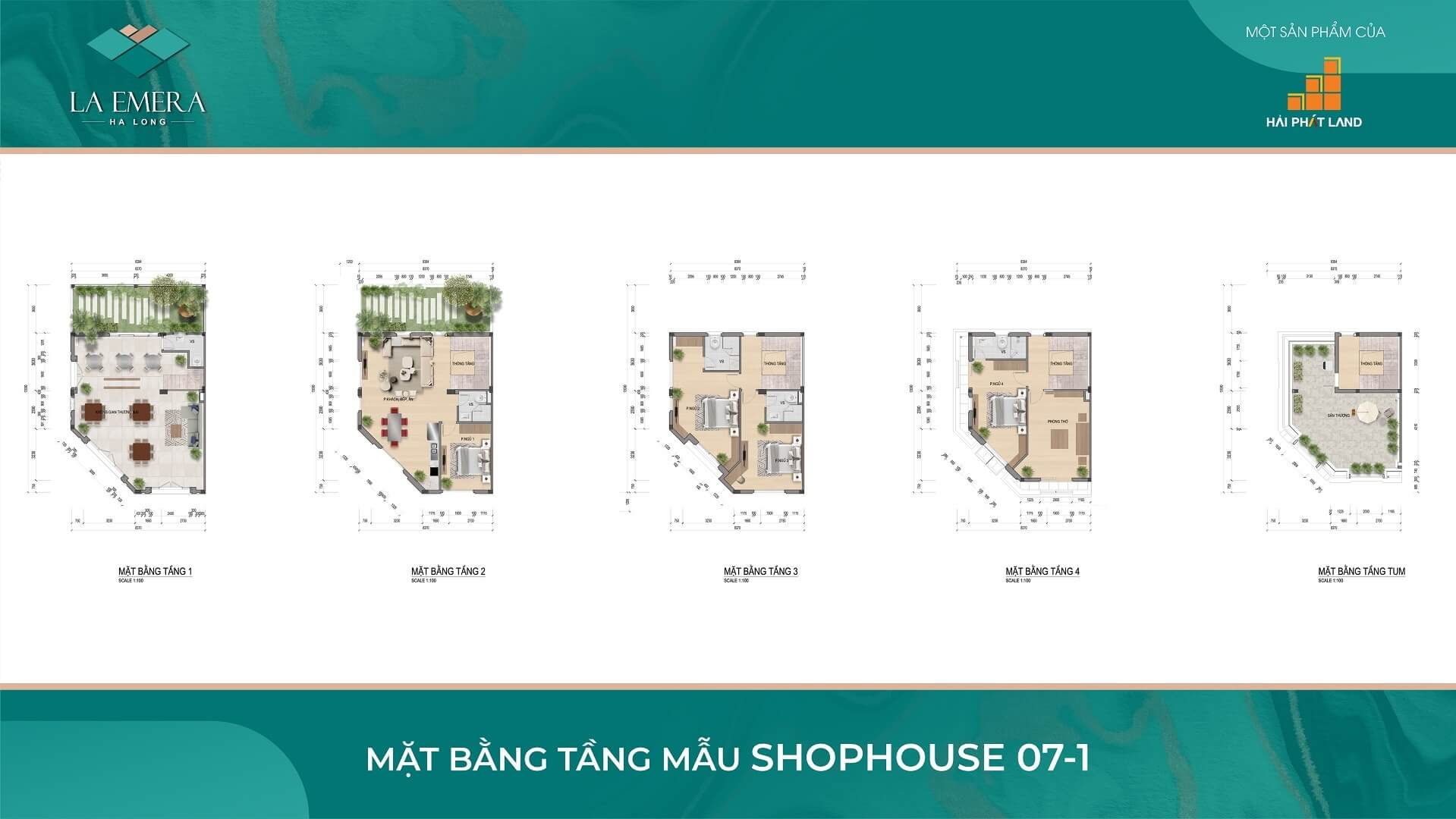 thiết kế shophouse dự án la emera hạ long