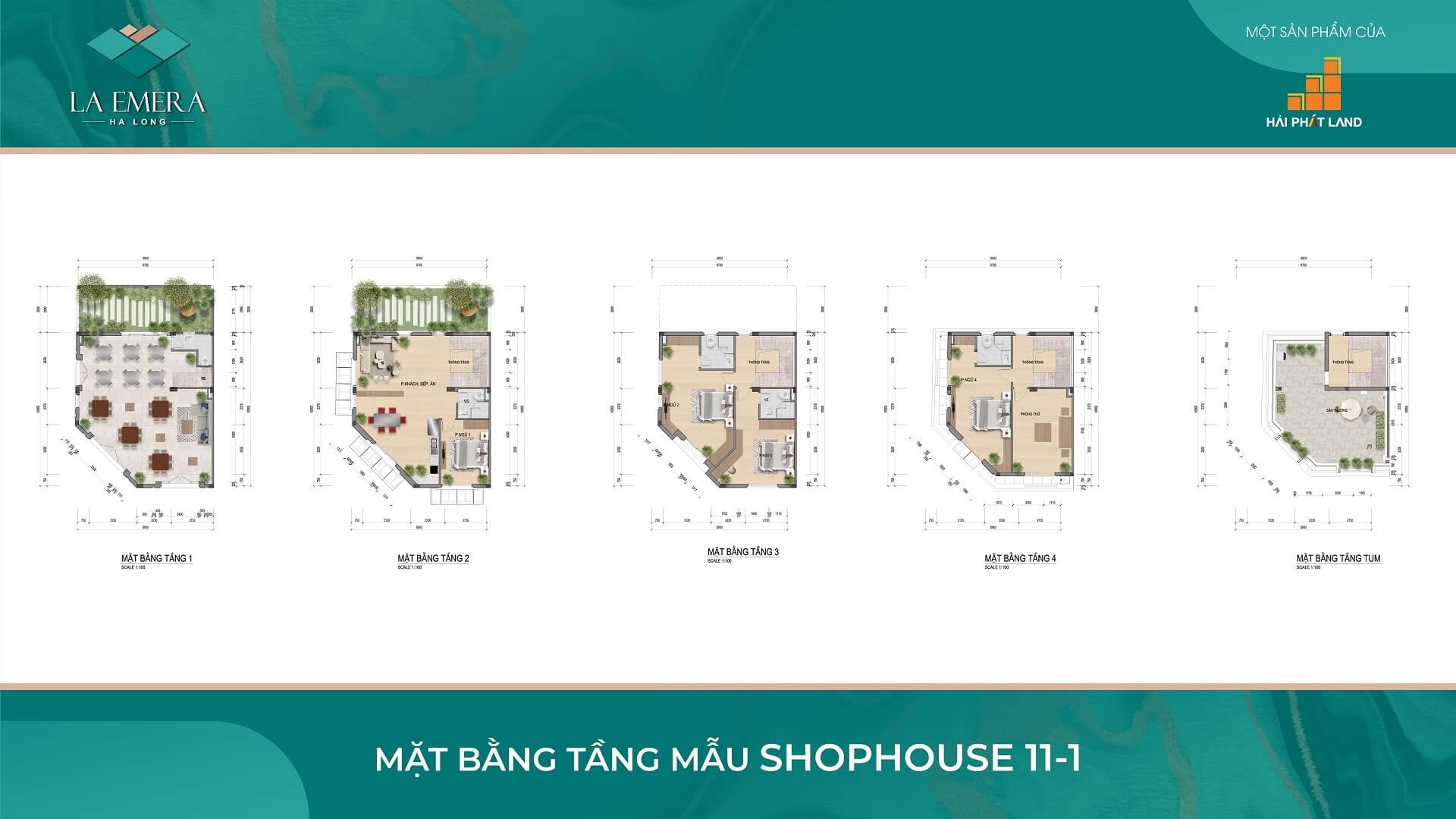 thiết kế shophouse dự án la emera hạ long