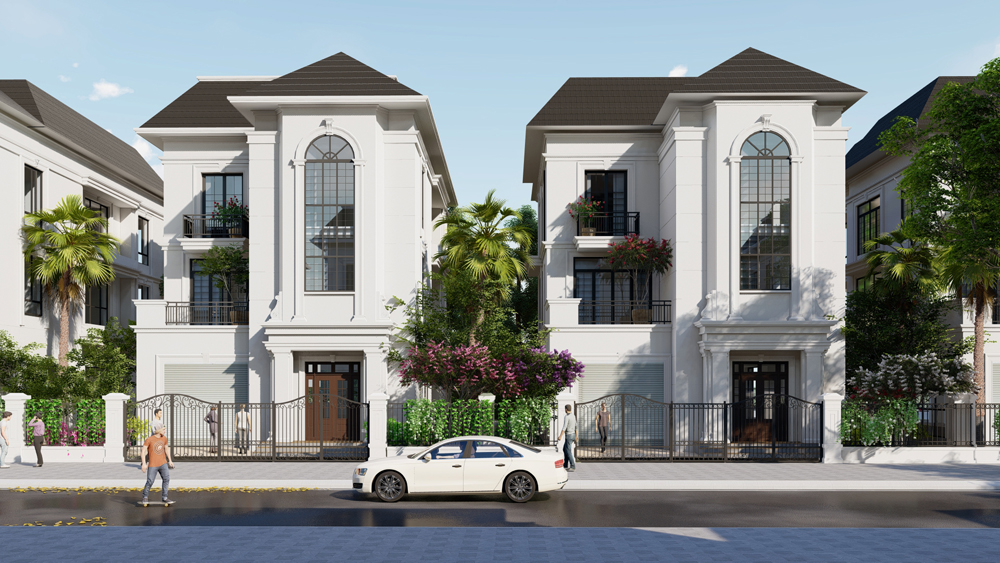 biệt thự dự án vinaconex móng cái