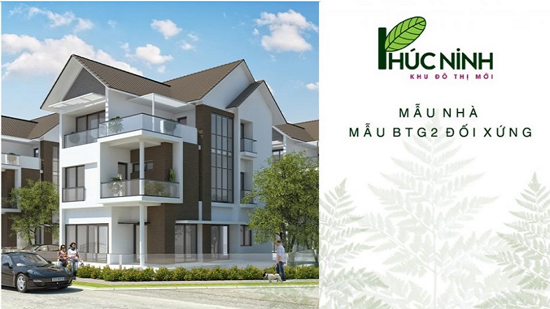 thiết kế biệt thự khu đô thị phúc ninh