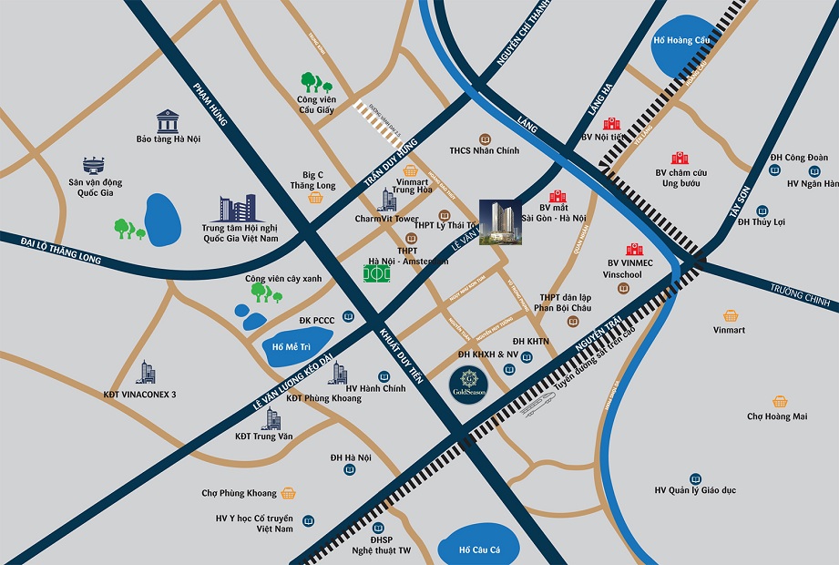 vị trí dự án handico complex lê văn lương